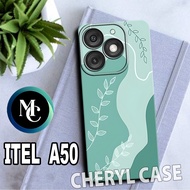 HP Rubber case for ITEL A50/CC34 Flower Motif/softcase ITEL A50/Casing/silicon/case ITEL A50hp