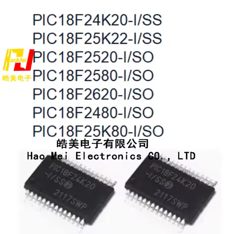 2PCS PIC18F24K20-I/SS PIC18F25K22-I/SS PIC18F2520-I/SO PIC18F2580-I/SO PIC18F2620-I/SO PIC18F2480-I/