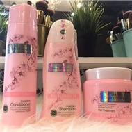CHERRY BLOSSOM SHAMPOO SET 3 IN 1 - SHAMPOO, CONDITIONER, HAIR TREATMENT