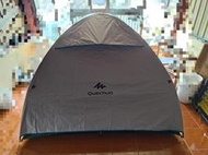 迪卡儂 超遮陽 三人 帳篷 通風涼感露營帳篷