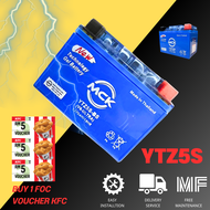 YTZ5S YTZ5 S BATTERY MCK  YAMAHA Y15ZR LC135 V2 LC135 V3 LC135 V4 LC135 V5 EGOS EGOS FI EGO LC EGO LC FI SRL110 Z SRL110 YTZ5S YTZ5 BATTERY YAMAHA Y15-ZR LC135 V2 LC135 V3 LC135 V4 LC135 V5 EGO-S EGO-S FI EGO LC EGO LC FI SRL110 Z SRL110 GENUINE PART