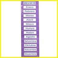 ♨ ☋ ✉ BUWAN SA ISANG TAON POCKET CHART