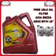 PERODUA ENGINE OIL 0W20 FULLY SYNTHETIC