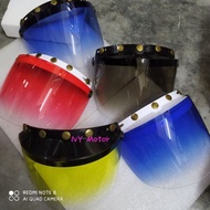 Visor MHR 2 Tone colour white/black cap 5 pin