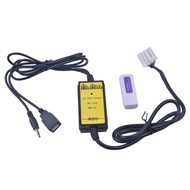 Car USB Adapter MP3 Audio Interface SD AUX USB Data Cable Connect Virtual CD Changer for Mazda 3 6 C