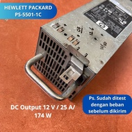 Power Supply Adapter Switching PSU SMPS HEWLETT PACKARD PS-5501-1C DC Output 12 VOLT 25 Ampere/ 174 