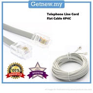 Telephone Line Cord Flat Cable 6P4C