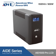 AWP Wise Aid1500 Pro Lcd 1500va 900w Ups (1PC PER ORDER PLEASE)