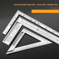 Stainless Steel Square Angle Ruler Woodworking Square Ruler 300mm 500mm Thickened Square Ruler