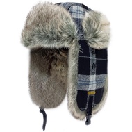 Winter Trapper Hat,Warm Faux Fur Aviator Hat,Russian Ushanka Trooper Hunting Ski Hat with Ear Flaps