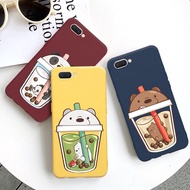 Funny Bear And Milk Tea Cup-Shaped Soft Iphone Case For Iphone 6 / 6+ / 6s / 6s + / 7 / 7+ / 8 / 8 +