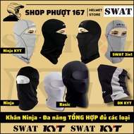 (2 Colors) NINJA-SWAT- KYT Super Soft, Stretchy Fabric Against Dust