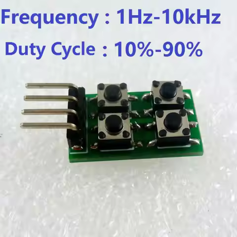 SG11A02 1-10kHz Duty Cycle & Frequency Adjustable PWM Square Wave Pulse Generator Module replace NE5