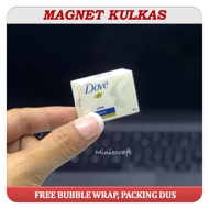 MINIATURE FRIDGE MAGNET DOVE SOAP BAR PRODUCT