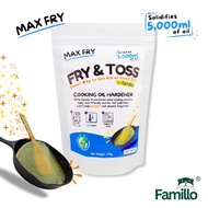 Famillo Fry & TossTM (Max) Used Cooking Oil Hardener Up to 10, 000ML of Used Oil, 100% Plant-Based
