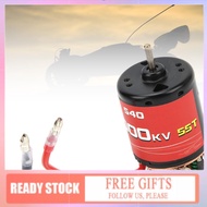 Jingcc BAGGEE 540 Waterproof Brushed Motor 55T 8000KV for 1/10 RC Crawler Aluminum Alloy