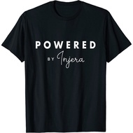 Powered By Injera T-Shirt Lover Funny Men Gift Woman