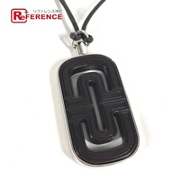 BVLGARI Choker Logo Parentesi Leather Cord Necklace