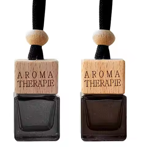 Car Air Freshener Diffuser Bottle Ornaments 8ml Auto Rearview Mirror Diffuser Perfume Pendant Fragra