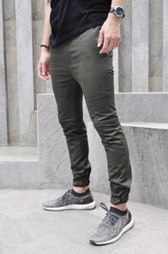 Simple&Raw - กางเกงขายาว Sk823 JasonJogger (Green)