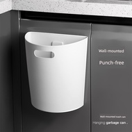 dustbin dustbin with lid dustbin for kitchen Toilet Living Room Bedroom Perforation-Free Wall-Mounte