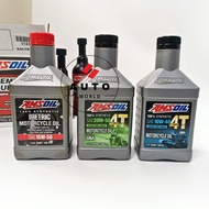 AMSOIL 100% Fully Synthetic 4T Motorcycle Engine Oil – 10W40 / 20W50 / 15W50