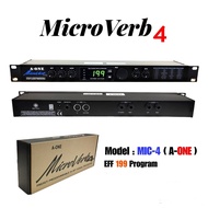 เครื่องปรับเอฟเฟคเสียงร้องและเสียงดนตรี EFFECT MicroVerb4 EFFECT A-one mic-4