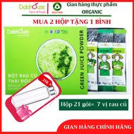 Bột Cần Tây Rau Má Diếp Cá Cỏ Lúa Mì Cải Xoăn Củ Dền Cải Bó Xôi - Bột rau hữu cơ detox cơ thể - Hộp