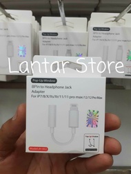 Kabel Lightning Iphone Sambungan Audio Headset Jack 3.5mm Iphone 7 / 8 Ori