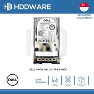 DELL 300GB 10K 2.5" SAS 6G HDD // 0CWHNN // CWHNN // WD3001BKHG-18D22V1