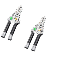 ปากกาทดสอบอเนกประสงค์ใหม่ คีมปอกสายไฟ คีมแยกสายไฟ คีมจีบสายไฟ ชุดเครื่องมือช่างไฟฟ้าอัจฉริยะ 3-in-1 