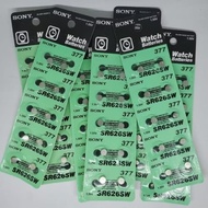 Sony SR626SW 377 Battery Watch Battery (1 Sheet Contains 10 PCS)