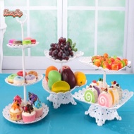 honeybird 1/2pcs Cake Stand Dishes Cupcake Snas Plates Three-layer Creative Fruit Basket Nice