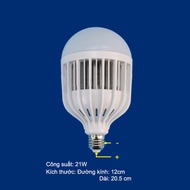 Bóng đèn led 12V 21W đui xoáy E27 (màu trắng)