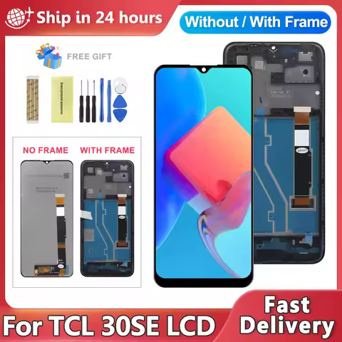 30 SE Screen For TCL 30 SE 6165H 6156H1 6165A 6165A1 LCD Display Touch Screen Digitizer Assembly Rep