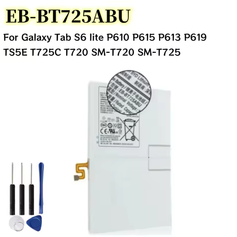 EB-BT725ABU 7040mAh Replacement Tablet Battery For Galaxy Tab S6 lite P610 P615 P613 P619 TS5E T725C