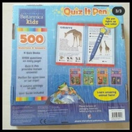 Encyclopedia Britannica Kids Quiz It Pen (Books And Pen Box Set)