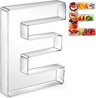 Uiifan 10'' Acrylic Letter Box Form Tray Display Fillable Letter Charcuterie Box Acrylic Candy Dish
