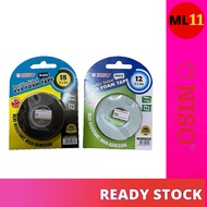 (1.5M) NISO Eva Foam Double Sided Tape Black White / Adhesive Tape / (12mm / 18mm / 24mm) EF1215BK E