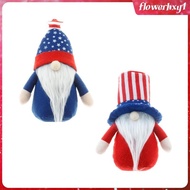 [Flowerhxy1] Patriotic Gnome Doll Decoration for Office Holiday Bedroom