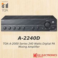 TOA A-2240D 240 Watts Digital PA Mixing Amplifier