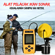 READY Alat Pelacak pencari radar Ikan Pintar GPS Portable Sonar Fish Finder Range 100M Akurat
