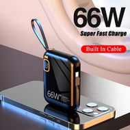 66W Fast Charging Portable Mini Powerbank