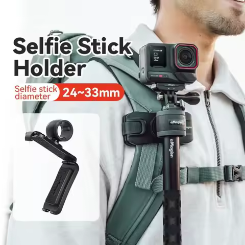 Quick Release Selfie Stick Holster Backpack Strap Hands-free Backpack Belt Clip Holder Waist Belt Ac