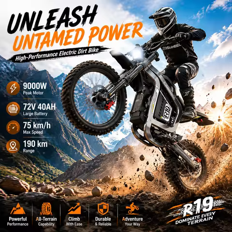 Electric Bike 72V 40AH Battery Ebike New 9000W Peak Electric Bicycle Off-road E Bike Adult Max96km/h