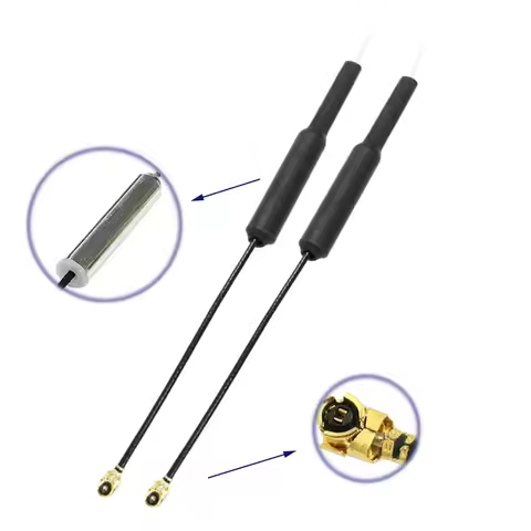 CERXUS 2pcs 5.8GHz 3dbi Omnidirectional FPV Brass Dipole Antenna FPV Micro AIO Camera FPV Quadcopter