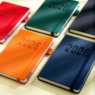 2026 Vertical Line Pattern 365-Day Schedule Planner with Band - Time Management & Habit Tracker