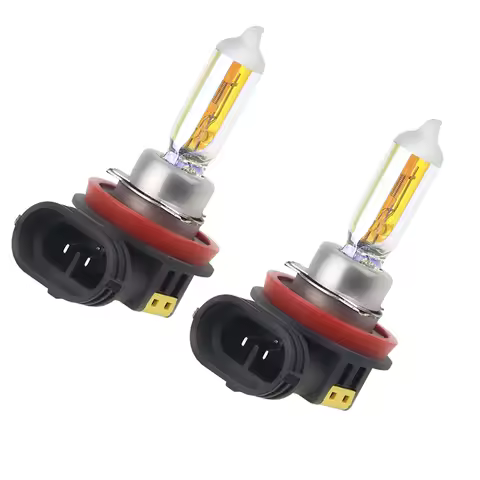 2pcs Super Bright Halogen Bulb H8 12V 55W 2300K Golden Yellow Quartz Glass Car Headlight Lamp h8 55w