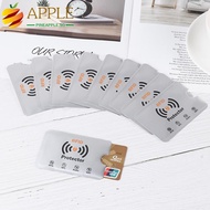 PINLESG 10pcs Cards Protector Sleeve Prevent Scanning RFID Blocking Anti Theft Anti Rfid Wallet