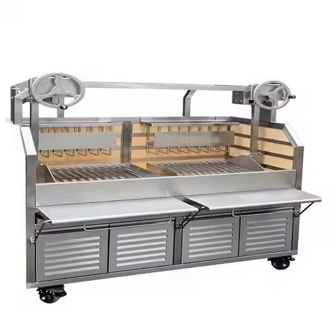 Modern Argentina Santa Maria Grill Durable Metal Gaucho Grill